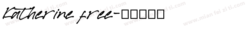 Katherine free字体转换